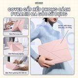  [2026] Bao da iPad nam châm Pyramid Slim Magnetic - Siêu mỏng hít lưng iPad, có viền bảo vệ dành cho Pro M1/M2, M4, Air 4/5/6, Gen 10/11 A16, Mini 6/7 by MèoBer 