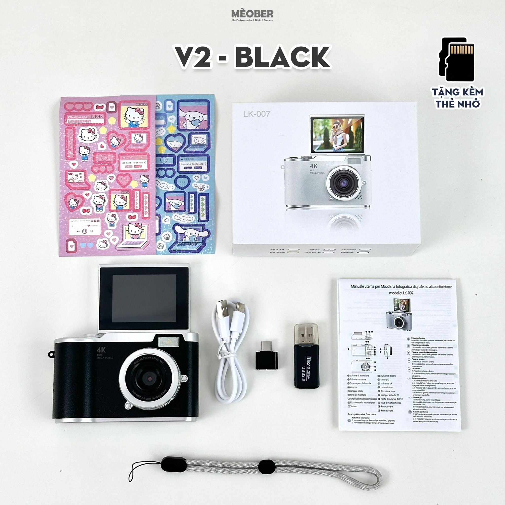  [Tặng thẻ nhớ] Máy ảnh kĩ thuật số digital CCD Play Camera - quay, chụp vintage, nhỏ gọn phong cách Children Y2K tích hợp nghe nhạc, chơi game by MèoBer 