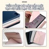  [2026] Bao da iPad nam châm Pyramid Slim Magnetic - Siêu mỏng hít lưng iPad, có viền bảo vệ dành cho Pro M1/M2, M4, Air 4/5/6, Gen 10/11 A16, Mini 6/7 by MèoBer 