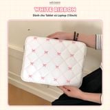  Túi chống sốc Ribbon Bag V2 cho iPad & Laptop - Thiết kế tinh tế họa tiết nơ dễ thương, phong cách nữ tính ngọt ngào by MèoBer 