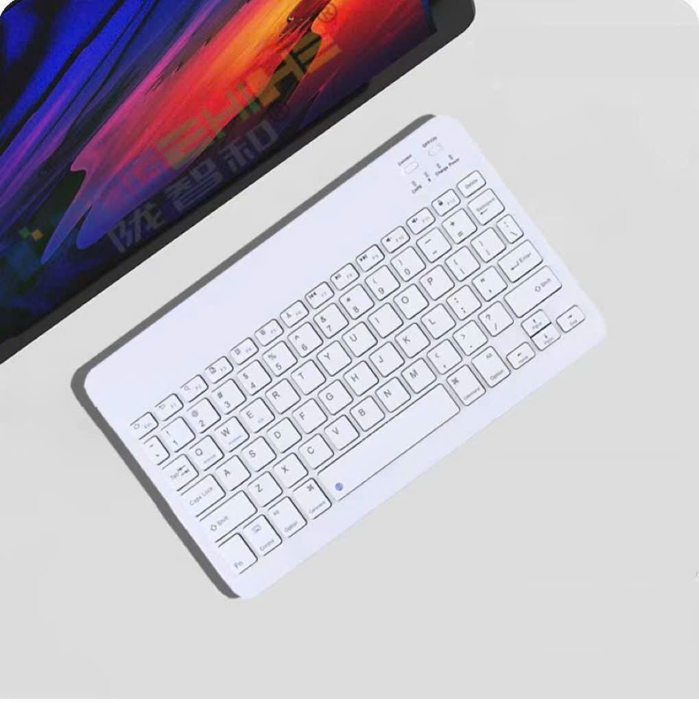  Bộ Bàn Phím và Chuột Bluetooth Không Dây Siêu Mỏng Nhẹ Dành Cho iPad Pro 11, Air4, Gen 5/6/7/8/9, Laptop, Smartphone v.v 