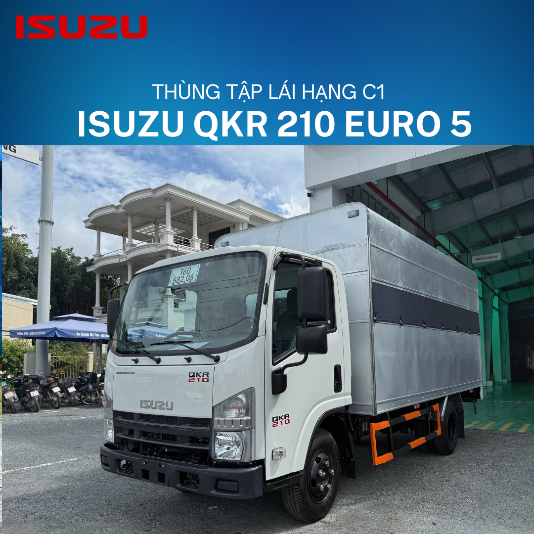  Xe Tập Lái Isuzu QKR 210 Euro 5 Hạng C1 
