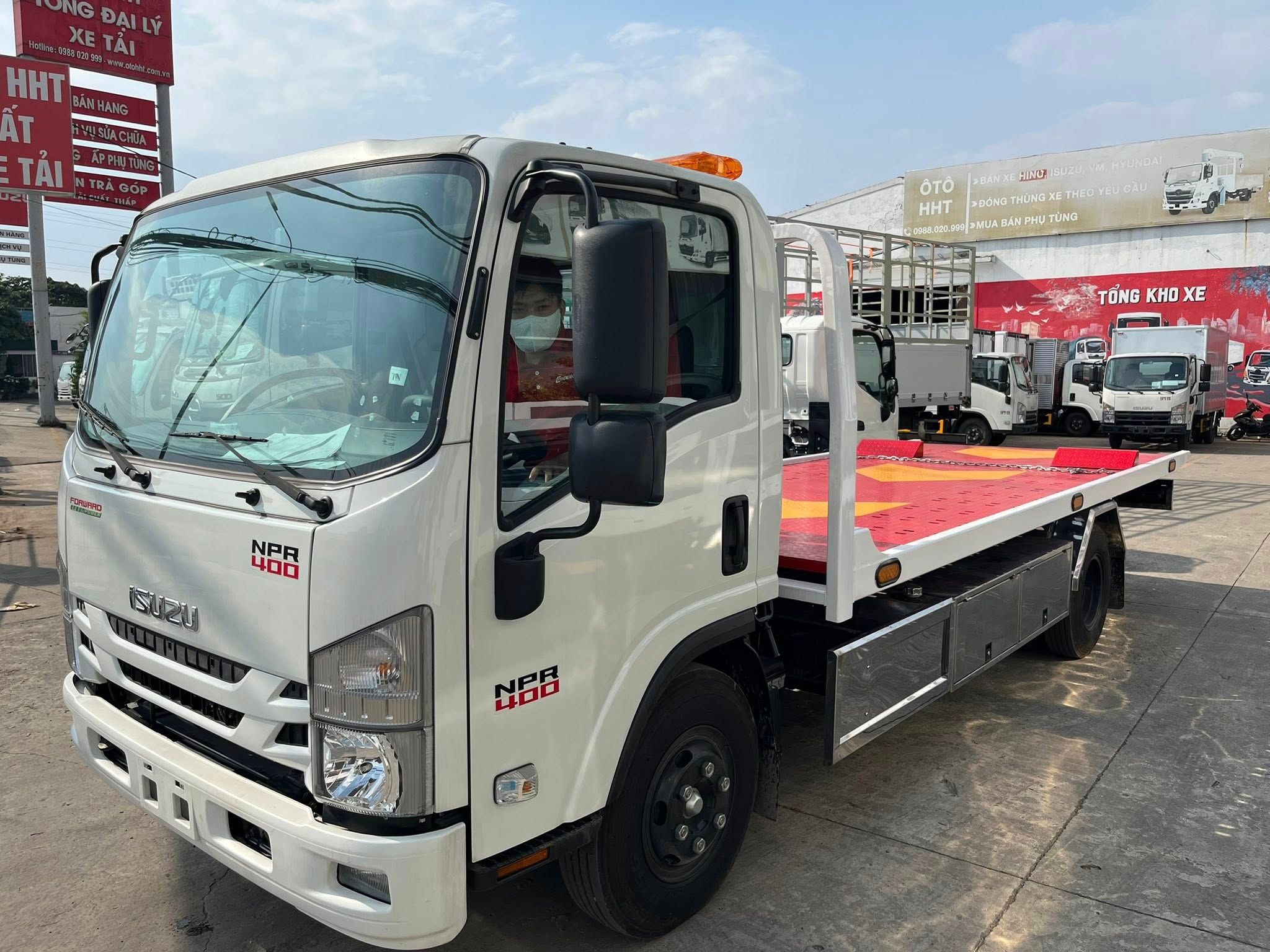 Isuzu NPR 400 Xe Tải Cứu Hộ Giao Thông Chở Xe 