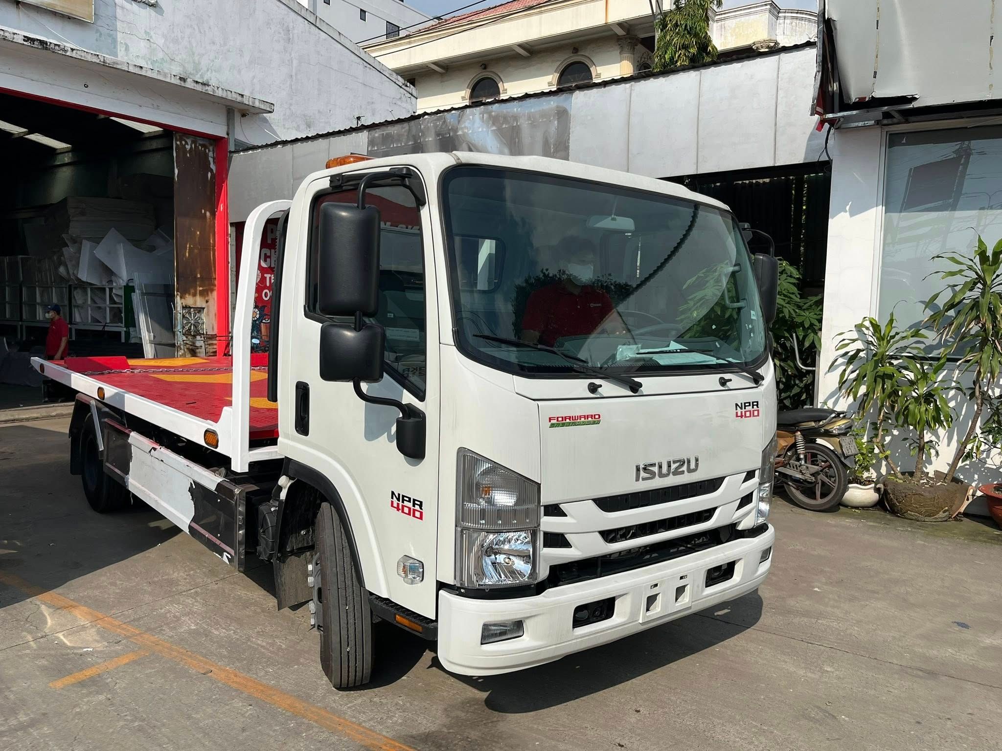  Isuzu NPR 400 Xe Tải Cứu Hộ Giao Thông Chở Xe 