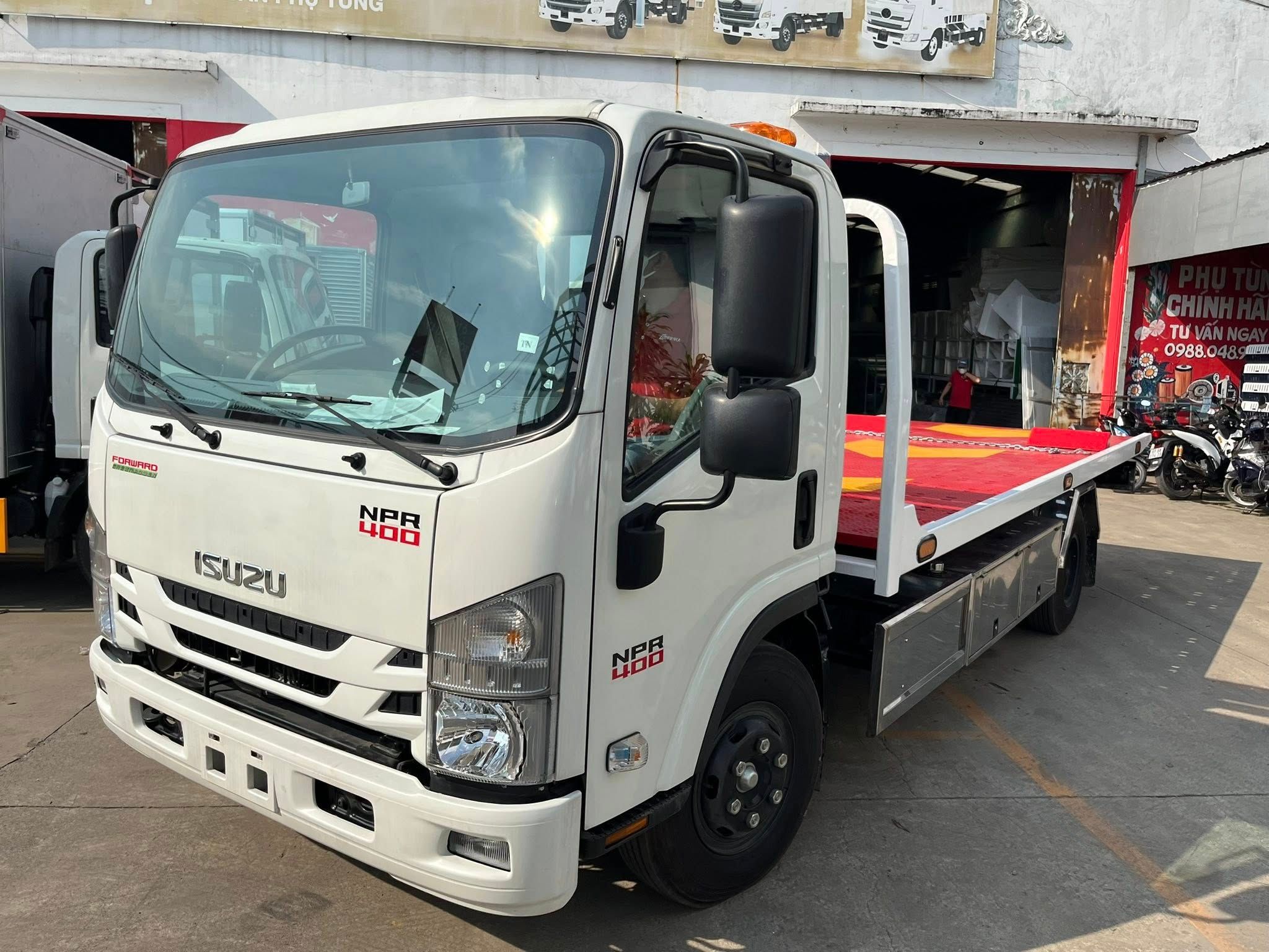  Isuzu NPR 400 Xe Tải Cứu Hộ Giao Thông Chở Xe 