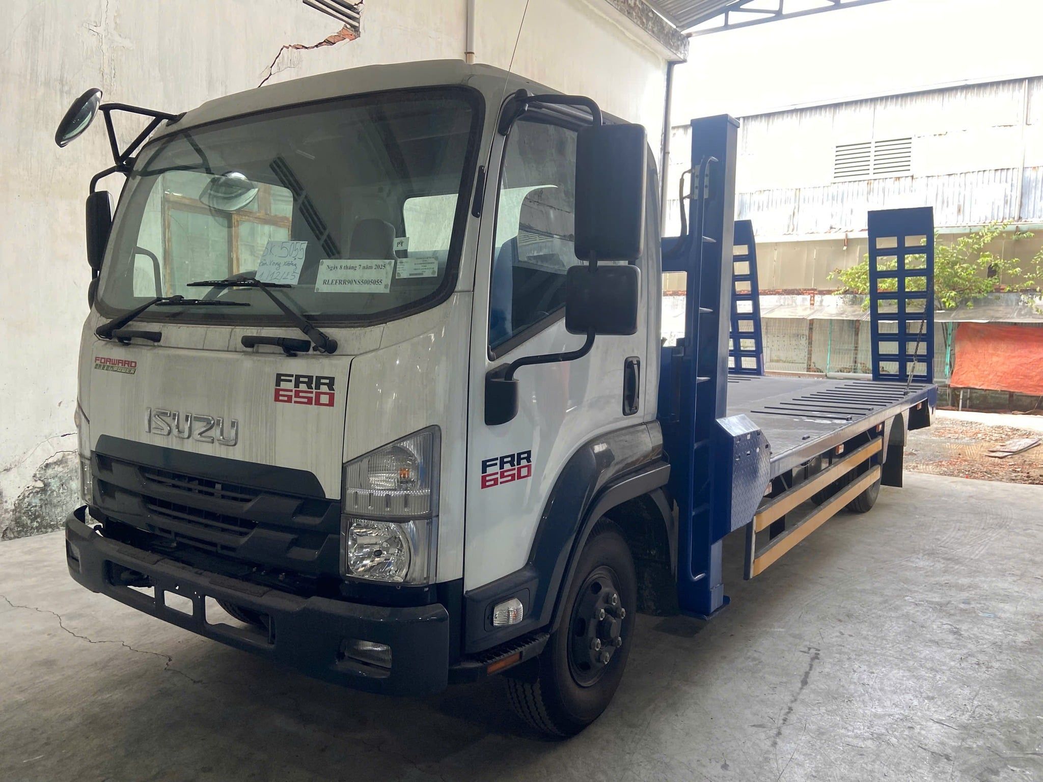  Isuzu FRR 650 Xe Nâng Đầu Chở Xe Cơ Giới 