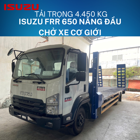 Isuzu FRR 650 Xe Nâng Đầu Chở Xe Cơ Giới