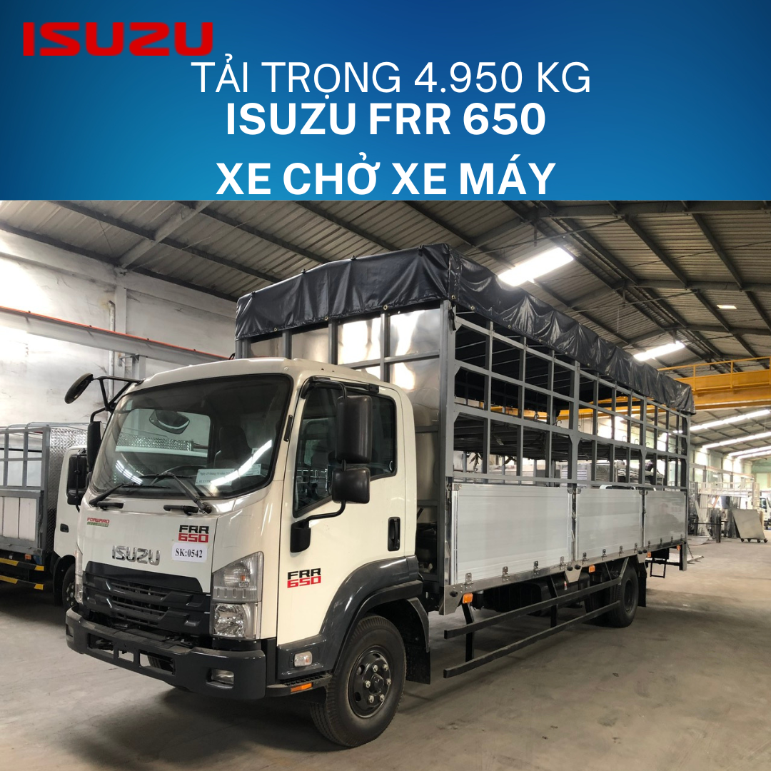  Isuzu FRR 650 Xe Chở Xe Máy 