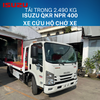  Isuzu NPR 400 Xe Tải Cứu Hộ Giao Thông Chở Xe 