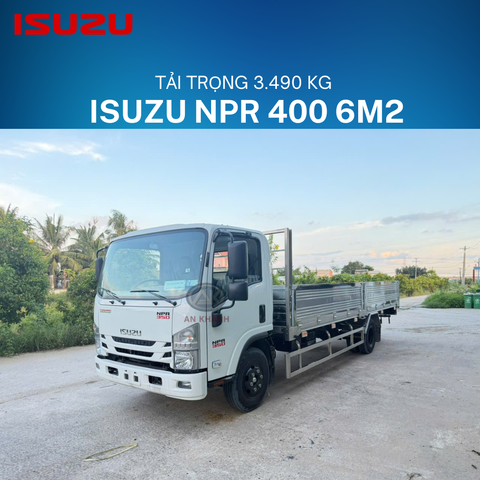 Isuzu NPR 400 Thùng Lửng Bửng Đúc Dài 6m2