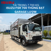  Isuzu FSR 700 Euro 5 Thùng Bạt Bửng Nhôm Garage Lượm 