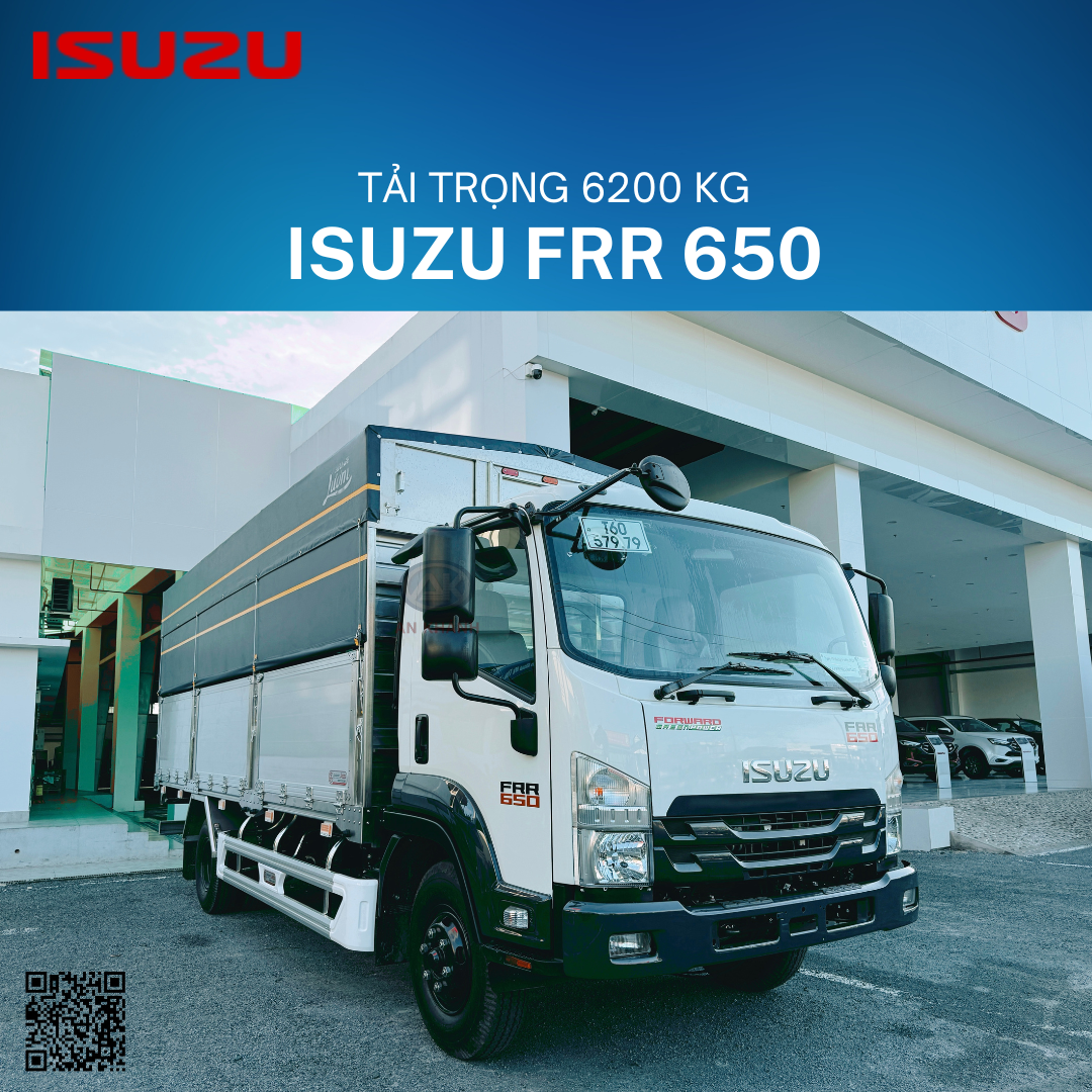  Isuzu FRR 650 Euro 5 Thùng Bạt Bửng Nhôm Garage Lượm 