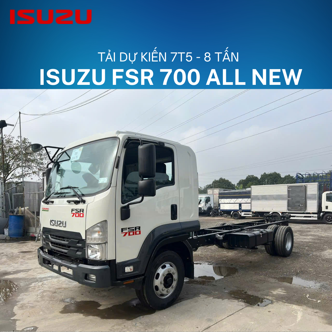  Isuzu FSR 700 Euro 5 Thùng Bạt Bửng Nhôm Garage Lượm 