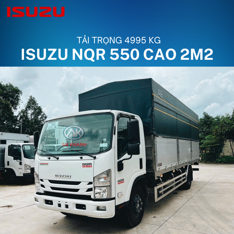 Isuzu NQR 550 Euro 5 Mui Bạt Chiều Cao Mới 2m2 Đóng Tại Garage Lượm