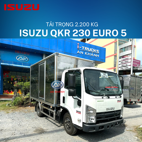 Isuzu QKR 230 Euro 5 Thùng Kín Vách Đúc Garage Lượm
