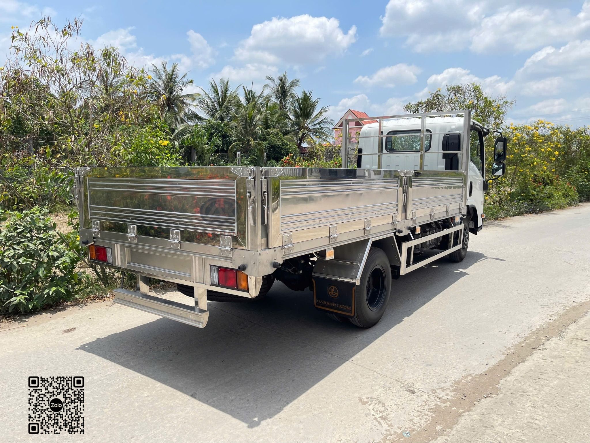  Isuzu QKR 270 Euro 5 Thùng Lửng Bửng Đúc Full Inox 