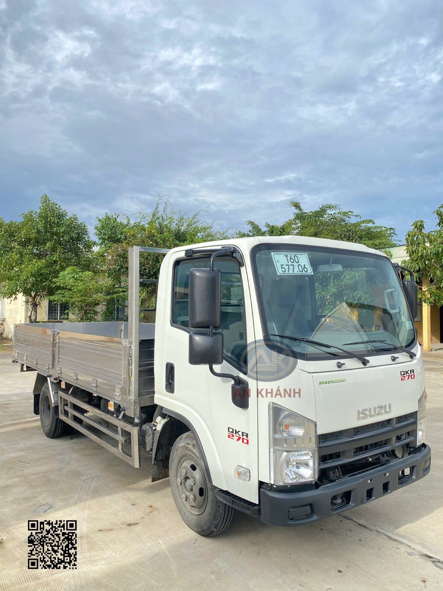  Isuzu QKR 270 Euro 5 Thùng Lửng Bửng Đúc Full Inox 