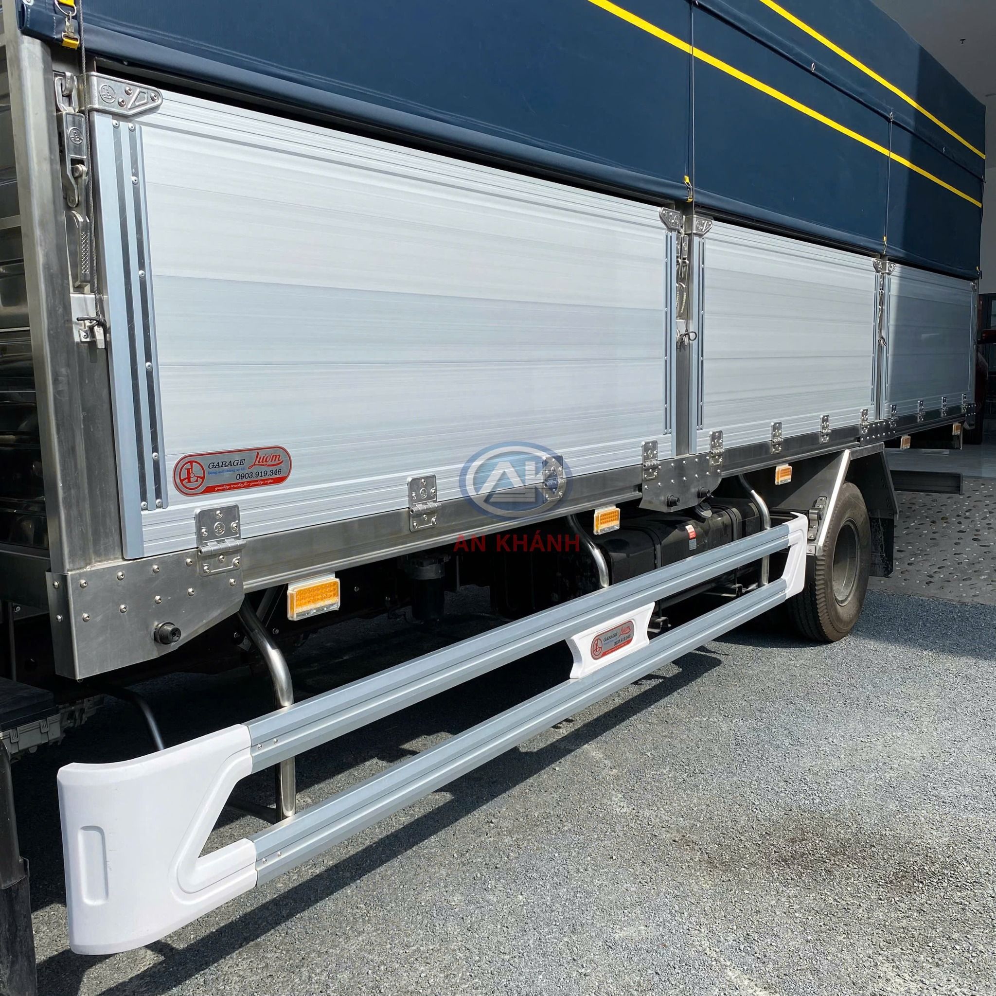  Isuzu FRR 650 Euro 5 Thùng Bạt Bửng Nhôm Garage Lượm 