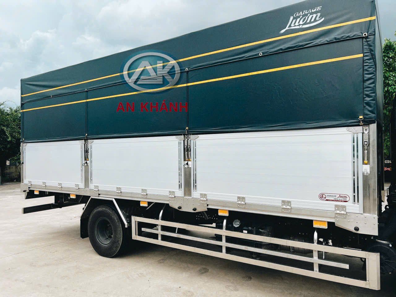  Isuzu NQR 550 Euro 5 Mui Bạt Chiều Cao Mới 2m2 Đóng Tại Garage Lượm 