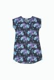  Q47119020 - Váy nữ mặc nhà tay cánh dơi dáng rộng vải Rayon hoa 