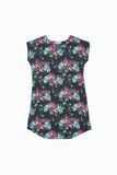  Q47119020 - Váy nữ mặc nhà tay cánh dơi dáng rộng vải Rayon hoa 