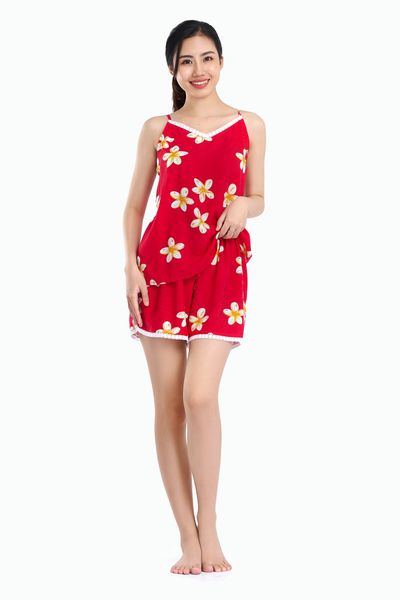 A43118010 - Đồ bộ mặc nhà bộ ngắn RAYON in hoa
