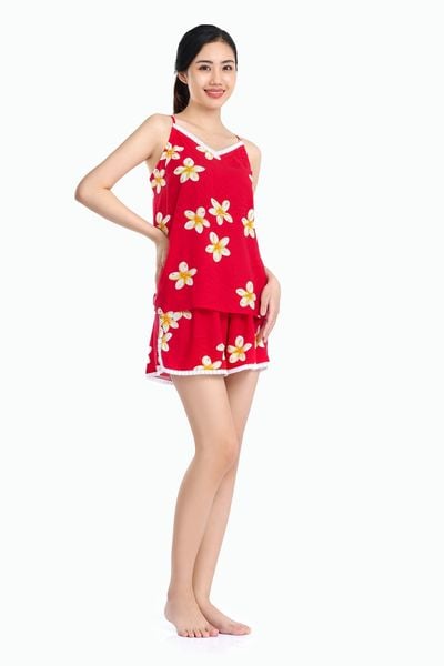 A43118010 - Đồ bộ mặc nhà bộ ngắn RAYON in hoa
