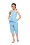  A44128010- Bộ lửng Hai Dây Thêu Ngực Vải Rayon màu Thanh Lịch - Thời trang Quế Lâm 