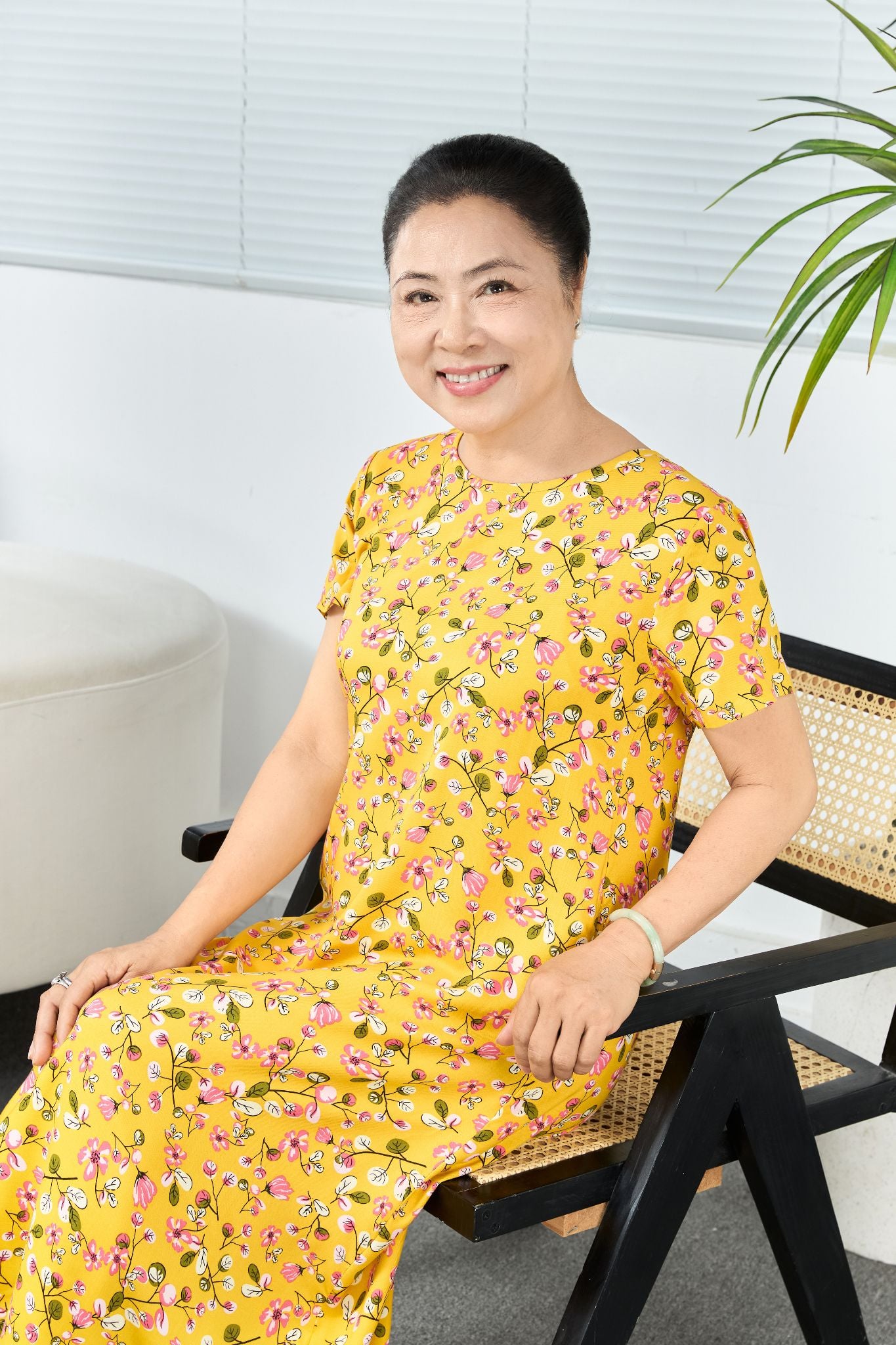 Q471132602 - Đầm Lanh Mặc Nhà Dáng Xuông Tay Ngắn