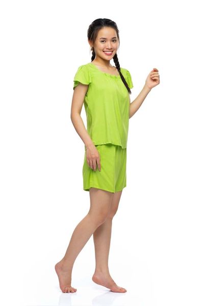 Q43112203 - Bộ ngắn mặc nhà rayon màu