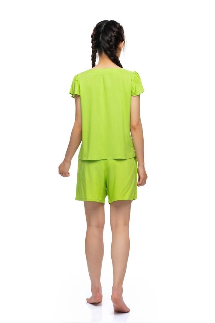  Q43112203 - Bộ ngắn mặc nhà rayon màu 