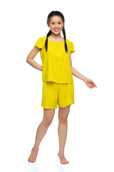 Q43112203 - Bộ ngắn mặc nhà rayon màu