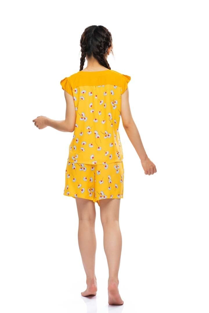 Q43112301 - Bộ ngắn mặc nhà Rayon hoa 