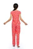  Q45112304 - Đồ Bộ Dài Rayon/ Viscose Nữ Mặc Nhà QUẾ LÂM Cổ Vuông Nhún Tay Ngắn 