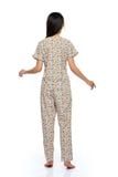  Q45212201 - Bộ dài cotton hoa cổ tròn viền béo,có nút 