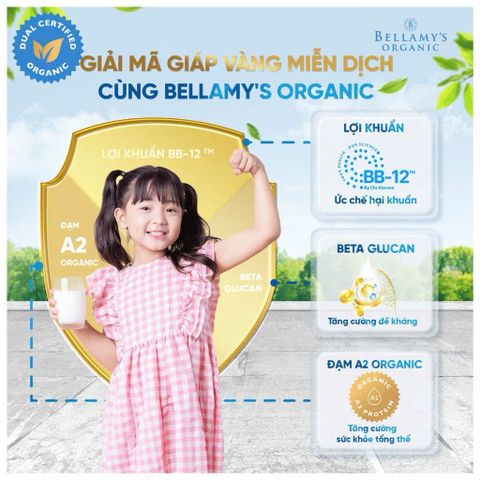 Sữa Bellamy Organic A2 Úc 800g Số 1,2,3,4 - Sữa Bột Công Thức