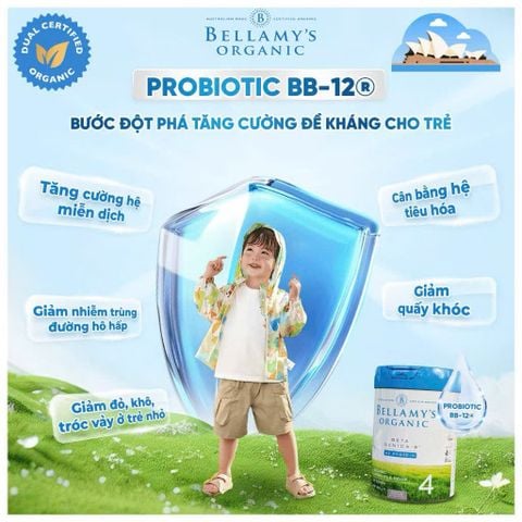 Sữa Bellamy Organic A2 Úc 800g Số 1,2,3,4 - Sữa Bột Công Thức