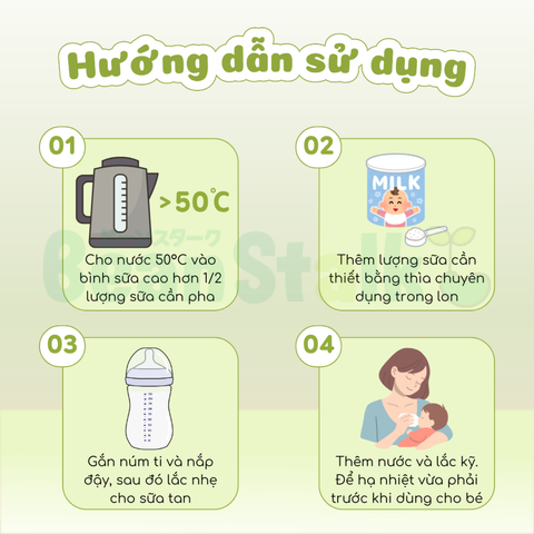 Sữa Beanstalk Nhật Bản Dạng Lon, Thanh 800g - Sữa Bột Công Thức