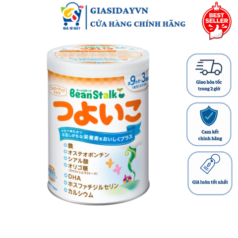 Sữa Beanstalk Nhật Bản Dạng Lon, Thanh 800g - Sữa Bột Công Thức