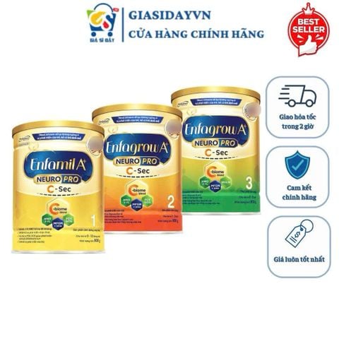Sữa Enfa C-Sec A+ Neuropro Cho Trẻ Sinh Mổ 400g, 800g - Sữa Bột Công Thức