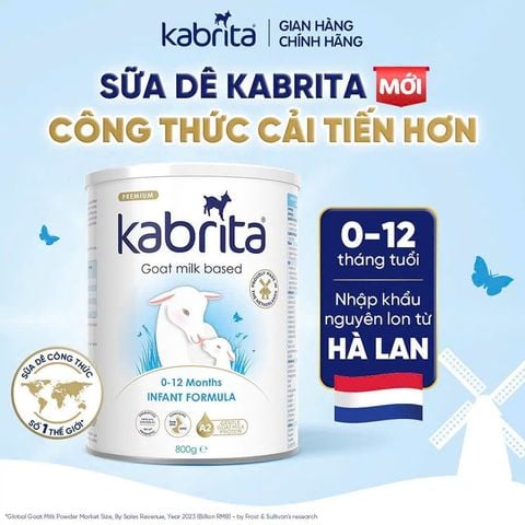 Sữa Dê Kabrita Hà Lan Số 1,2,3 - Sữa Bột Công Thức 800g