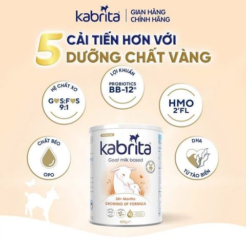 Sữa Dê Kabrita Hà Lan Số 1,2,3 - Sữa Bột Công Thức 800g