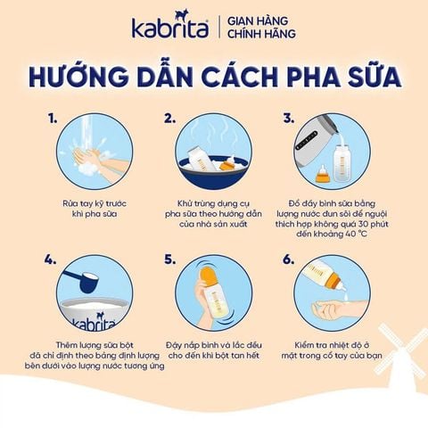 Sữa Dê Kabrita Hà Lan Số 1,2,3 - Sữa Bột Công Thức 800g
