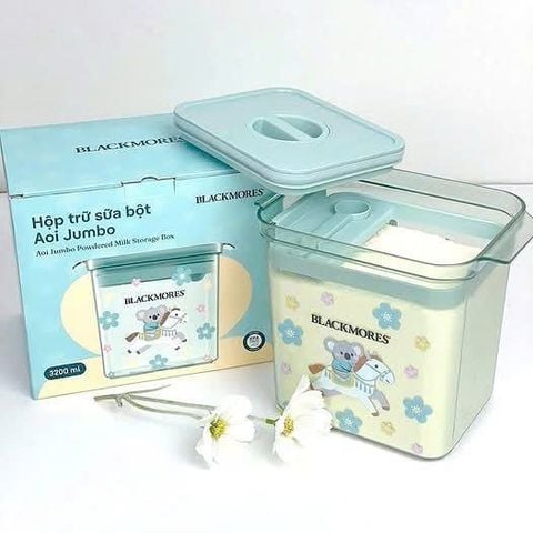 ( QT BLM 3 ) Hộp trữ sữa bột Aoi Jumbo 3200ml