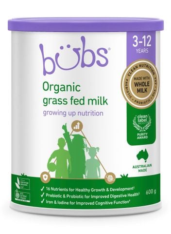 Sữa Bột Bubs Organic 800g, 600g - Sữa Bột Công Thức