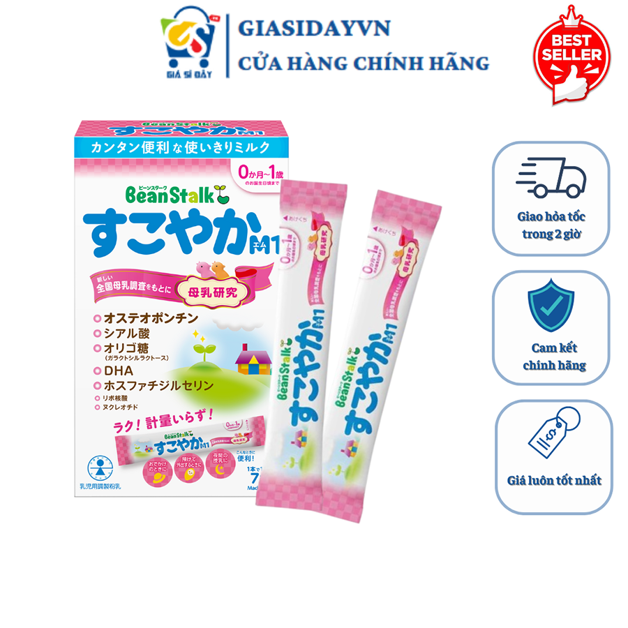 Sữa Beanstalk Nhật Bản Dạng Lon, Thanh 800g - Sữa Bột Công Thức