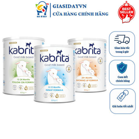 Sữa Dê Kabrita Hà Lan Số 1,2,3 - Sữa Bột Công Thức 800g