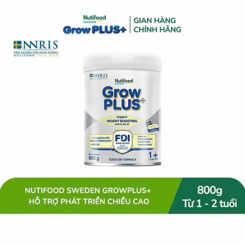 Sữa Bột Nutifood Grow Plus Height Boosting Tăng Chiều Cao 800g