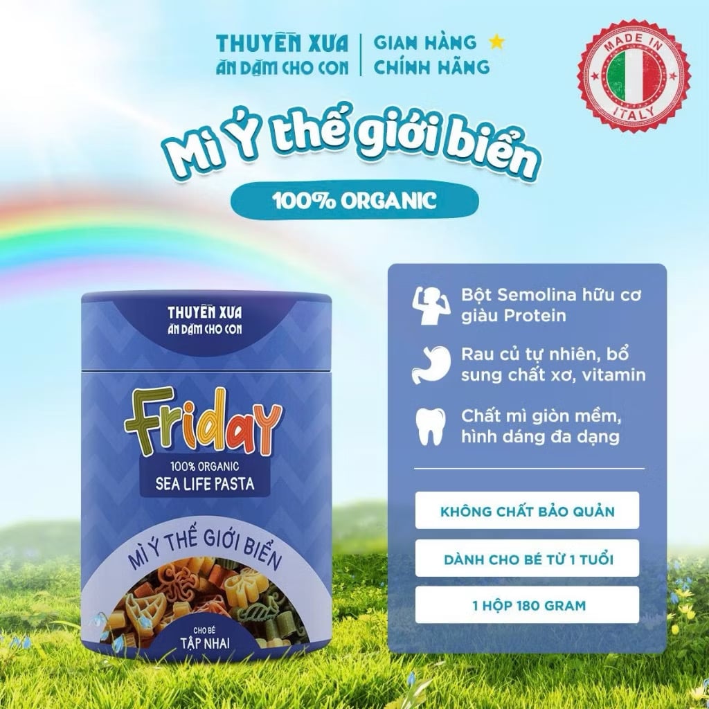 Mì Nui Ăn Dặm Cho Trẻ Từ 1 Tuổi Thuyền Xưa