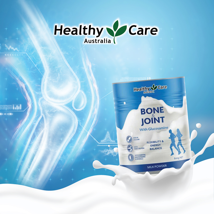 Sữa Bột Healthy Care Bone Joint Úc Bổ Xương Khớp 600g